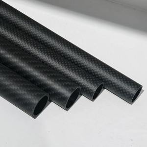 Carbon Fiber Tubes 3K Weave Black Round Composite Rods for Industrial Use - Product Image 3