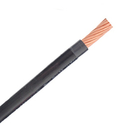 Bâtiment de ménage THHN Cuivre Électrique Câbles 14AWG 12 AWG 8AWG 6AWG Fils avec Housse En Nylon