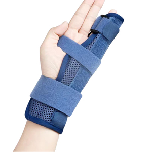 Attelle de doigt et de poignet pour le <span class=keywords><strong>pouce</strong></span>, le doigt arrière, réglable, respirante, pour la <span class=keywords><strong>rééducation</strong></span> de l'arthrite, des entorses et des fractures - Product Image 2