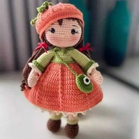 Meilleures ventes Jouet en peluche Amigurumi naturel biologique fait à la main Poupée en peluche super douce pour filles et garçons Remplissage en coton PP