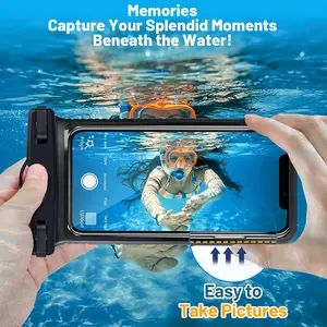 OEM ODM Submersible Phone Bag Drop-proof Waterproof Phone Pouch Cover For Outdoor