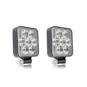 ไฟทำงาน LED ทรงสี่เหลี่ยมขนาดเล็ก 2.5 นิ้ว ยี่ห้อ Qideguan 7 หลอด 25 วัตต์ 6000 ลูเมน สำหรับรถจักรยานยนต์ รถยนต์ รถบรรทุก ไฟออฟโรด - Product Image 1