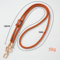 Sangle de téléphone multi-couleurs 120 cm, bandoulière anti-perte pour extérieur, compatible iPhone 17 Pro Max Samsung S26 Ultra