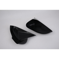 2x Coques de Rétroviseur Latéral pour Renault Clio 4 2012-2019 Noir Brillant 963735617R 963749835R