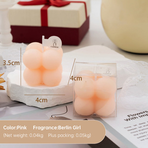 Vente flash - Bougies parfumées personnalisées - Cadeau - Artisanat - Bougies colorées - Petite bougie miniature - Bougie à bulles - Product Image 2