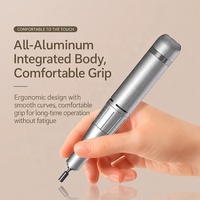 Lime à ongles électrique sans fil 45000 tr/min, 1200 mAh, rechargeable par USB, portable, pour manucure, lot de 3 couleurs