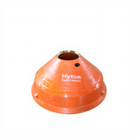 HT-N55208140/1050130813 Revêtement de bol en acier au manganèse Mn18 avec insert en carbure pour concasseur à cône HP200 HP350E, pièces d'usure