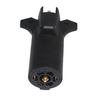 Connecteur de remorque plat à 7 voies et 4 broches, prise latérale multi-véhicules pour camping-car et camion
