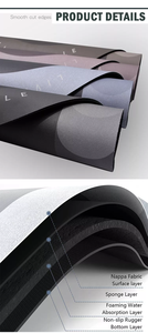 Tapis en pierre de diatomée personnalisé 40*60cm, super absorbant, tapis de bain, tapis de sol en diatomite, tapis de salle de bain - Product Image 5