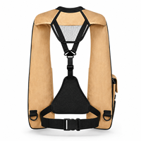 Gilet gonflable manuel/automatique Kairas Mq-d03, séchage rapide, matériau en mousse imperméable, cartouche de gaz CO2 33g pour la pêche