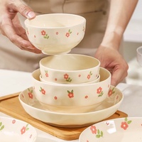 Service de table élégant en céramique nordique peint à la main, en porcelaine, pour mariage, sans BPA, résistant au four, directement de l'usine