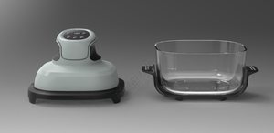 Nouvel Arrivage Friteuse à Air Luxe 4,2 L en Verre, Contrôle Numérique Intelligent, pour la Cuisine Domestique, Multilingue, Forme Carrée - Product Image 5
