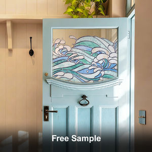 <span class=keywords><strong>Film</strong></span> décoratif statique non adhésif Ocean Melody pour bureaux, appartements, réutilisable, facile à installer avec échantillon gratuit - Product Image 3