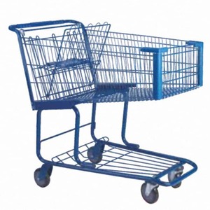 <span class=keywords><strong>YOUB</strong></span> Europäischer Einkaufswagen mit Sitz, leicht, wasserdicht, Netzplattform, erschwinglich - Product Image 3