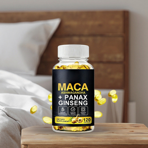Cápsulas <span class=keywords><strong>de</strong></span> Maca, Ginseng y <span class=keywords><strong>Ashwagandha</strong></span> al por Mayor, Extracto <span class=keywords><strong>de</strong></span> Raíz <span class=keywords><strong>de</strong></span> Grado Clínico, Apoyo Inmunológico para Adultos, para la Memoria y el Sueño - Product Image 2