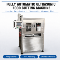 Machine de découpe de rouleaux suisses à ultrasons automatique Fourniture d'usine Trancheuse à gâteaux et pizzas congelés pour restaurants État neuf et utilisé