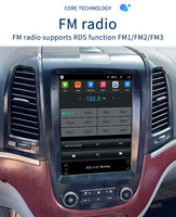 9.7 dikey dokunmatik ekran Android araba radyo Gps Hyundai Santa Fe 2006-2012 Stereo Video DVD OYNATICI CarPlay tesla tarzı