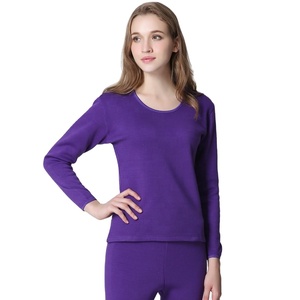 <span class=keywords><strong>Sous</strong></span>-vêtements thermiques longs 100 en polyester pour femmes, vente en gros, classique, bon marché - Product Image 2