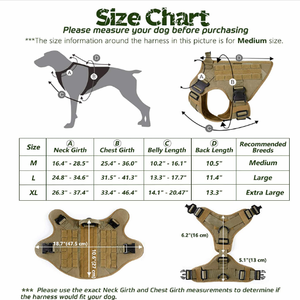 Nhà Máy Bán buôn Durable chiến thuật con chó khai thác dịch vụ lớn Dog vest với xử lý Dog An toàn khai thác - Product Image 3