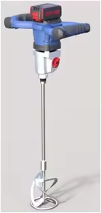 <span class=keywords><strong>Mixer</strong></span> genggam elektrik 20V DC, peralatan konstruksi <span class=keywords><strong>Mixer</strong></span> Putty cat, bor semen beton kecepatan ganda lembut - Product Image 2