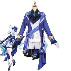 <span class=keywords><strong>Genshin</strong></span> Impact focalors ชุดคอสเพลย์ชุดยูนิฟอร์มผ้าคอสเพลย์อนิเมะฟูริน่าฮาโลวีนสำหรับปาร์ตี้ - Product Image 1