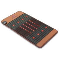 Matelas de massage corporel chauffant Luxuryade K85 à infrarouge lointain, PEMF, thérapie par lumière rouge photonique, tourmaline, bio-jade et améthyste