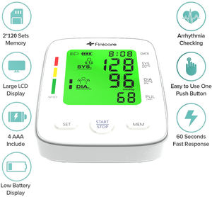 Monitor <span class=keywords><strong>de</strong></span> presión arterial para la parte superior del <span class=keywords><strong>brazo</strong></span>, dispositivo electrónico <span class=keywords><strong>de</strong></span> grado médico para el hogar y Hospital, mejor precio, entrega rápida - Product Image 2