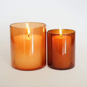 <span class=keywords><strong>Barattolo</strong></span> vuoto personalizzabile all'ingrosso della sublimazione vuota del tubo ambra con <span class=keywords><strong>il</strong></span> <span class=keywords><strong>barattolo</strong></span> <span class=keywords><strong>di</strong></span> vetro del coperchio della candela <span class=keywords><strong>di</strong></span> lusso - Product Image 2