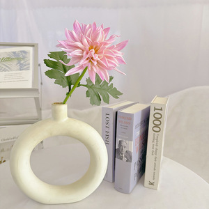 Flores Artificiales de Dalia de PU para Decoración de Bodas, Hoteles, Escaparates y Paisajes - China - Product Image 4