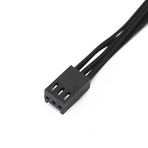 Dubbele <span class=keywords><strong>3</strong></span>-Pins Ventilatorsplitter Sluit Twee Cpu-Koelers Of Hoesventilatoren Aan Op Een Enkele Moederbordheader Met Een Veilige Verbinding - Product Image 4