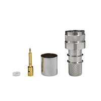 Connecteur N-C-J600 de type N mâle à sertir pour câble coaxial 600, fourni par l'usine