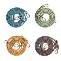 Laisse pour chien personnalisable en couleur, durable, pour l'entraînement, la course et la promenade des chiots en extérieur