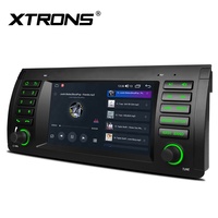 XTRONS Écran IPS 7 pouces Octa Core 64 Go avec DSP EQ, plusieurs interfaces utilisateur, navigation Android, autoradio pour BMW X5 E53