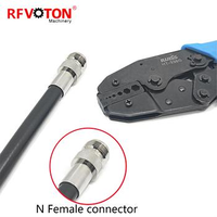 Connecteur RF de type N, prise mâle N, prise femelle, coudé droit, coudé à 90 degrés, adaptateur de type T 3 voies, connecteur N IF