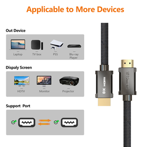 Phụ Kiện & Phụ Tùng Thường Được Sử Dụng Cáp <span class=keywords><strong>HDMI</strong></span> OEM Cáp <span class=keywords><strong>HDMI</strong></span> 8K 2.1 3M Mạ Vàng 48Gbps 8K 60HZ - Product Image 4