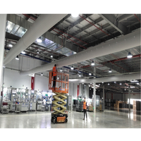 Conduit de climatisation flexible en tissu à faible coût d'investissement pour usine de structure en acier