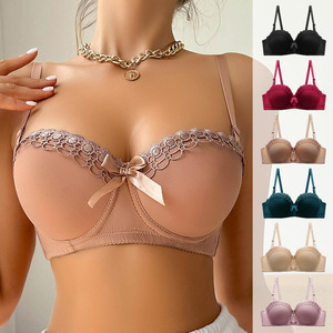 <span class=keywords><strong>Soutien</strong></span>-<span class=keywords><strong>gorge</strong></span> à papillon brodé pour jeunes filles, <span class=keywords><strong>soutien</strong></span>-<span class=keywords><strong>gorge</strong></span> à armatures, antidérapant, tendance, sexy, fait apparaître les gros seins plus petits. - Product Image 3