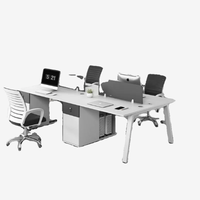 Nouveau bureau en bois moderne, durable et simple avec tiroir à dossiers pour poste de travail d'employé, école, hôpital, hôtel