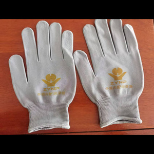Guantes de Trabajo Personalizados con Impresión, Guantes de Seguridad de Algodón Aislantes del Calor, Gruesos, Antideslizantes, de Punto Blanco, Talla Grande, para Uso General - Product Image 3