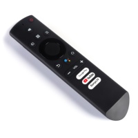 Télécommande sans fil BLE IR Learning pour boîtier Smart TV avec fonction vocale et 18 touches