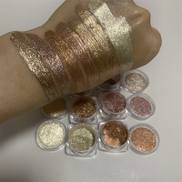 2g Puder glas 7 Farbe Diamond Metallic Shimmer ing Glitter Makeup Lose Pigment Lidschatten