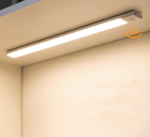 Luz Nocturna LED Ultrafina al por Mayor con Sensor de Movimiento Inalámbrico USB para Debajo del Gabinete, para Cocina, Dormitorio, Iluminación Interior - Product Image 1