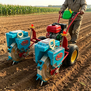 Sembradora Compacta <span class=keywords><strong>de</strong></span> Doble Hilera <span class=keywords><strong>para</strong></span> Maíz, Soja y Sorgo, <span class=keywords><strong>de</strong></span> Gasolina, Ahorradora <span class=keywords><strong>de</strong></span> Mano <span class=keywords><strong>de</strong></span> Obra, Tipo Pico <span class=keywords><strong>de</strong></span> Pato - Product Image 3