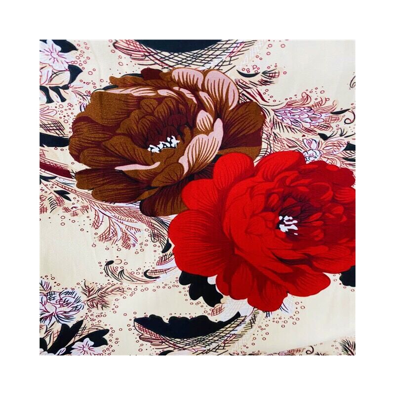Pigment printed twill woven brushed bedding raw material cheaper100% polyester microfiber fabric factory price home textile