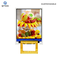 QTSS 1,77 Zoll 128x160 IPS TFT LCD Modul mit 262k Farben 250cdm2 Helligkeit Vollfarbdisplay 20-Pin GC9106 MCU Schnittstelle