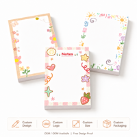 Bloc-notes adhésif personnalisé avec logo 4x6 pouces - 50 feuilles, blocs-notes en vrac en papier recyclé, épreuve de marque gratuite pour coffrets cadeaux d'entreprise