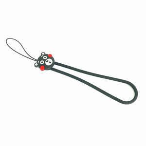 Cartoon Personality Cute Phone Short Wrist Lanyard Gift Wholesale Soft PVC Rubber Lanyard