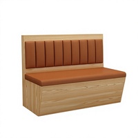 Bancs de restaurant modernes, canapés robustes, mobilier de café, bancs sur mesure, ensemble table et chaises pour hôtel