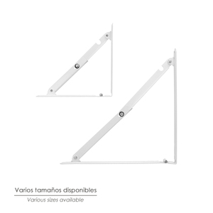 Wolfpack Dado a farfalla pieghevole bianco 200 mm. - Product Image 4