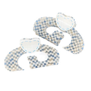 Diseño personalizado de moda clip de acetato a cuadros Venta caliente Retro Accesorios para el cabello de las mujeres personalizado al por mayor - Product Image 1